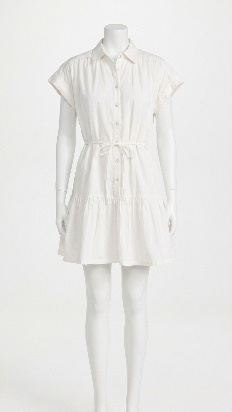 NEW RAILS evaline mini dress in white